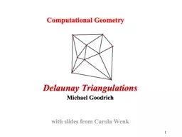 1 Computational Geometry