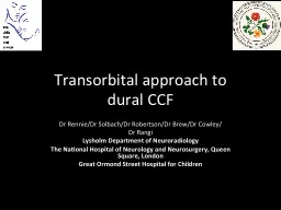 Transorbital  approach to