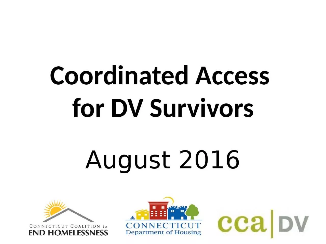 PPT-Coordinated Access for DV Survivors