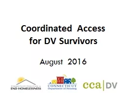 Coordinated Access  for DV Survivors