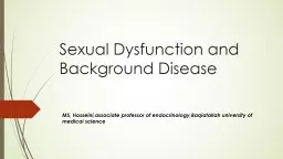 Sexual Dysfunction and Background Disease