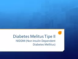 Diabetes  Melitus   Tipe
