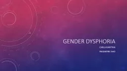 Gender  dysphoria Carla