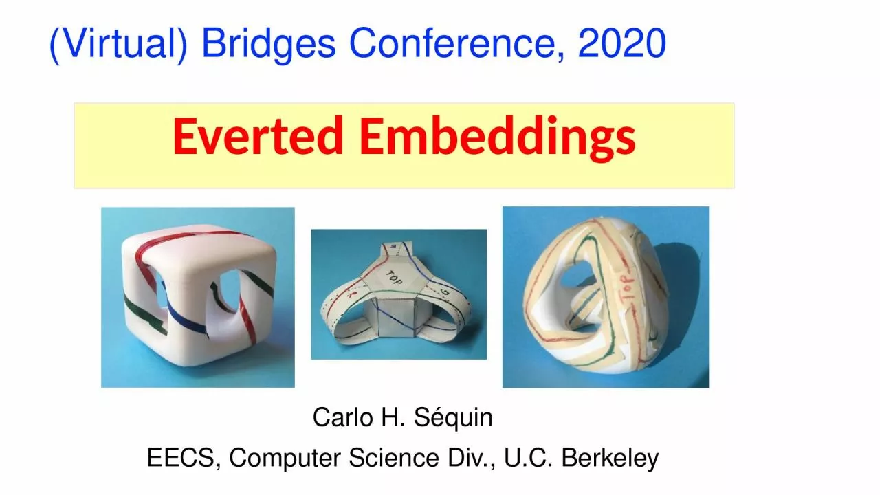 (Virtual) Bridges Conference, 2020