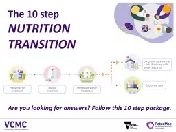 The 10 step  nutrition  transition