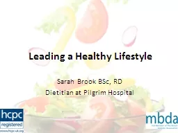 Leading a Healthy Lifestyle