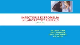 INFECTIOUS ECTROMELIA  IN LABORATORY ANIMALS