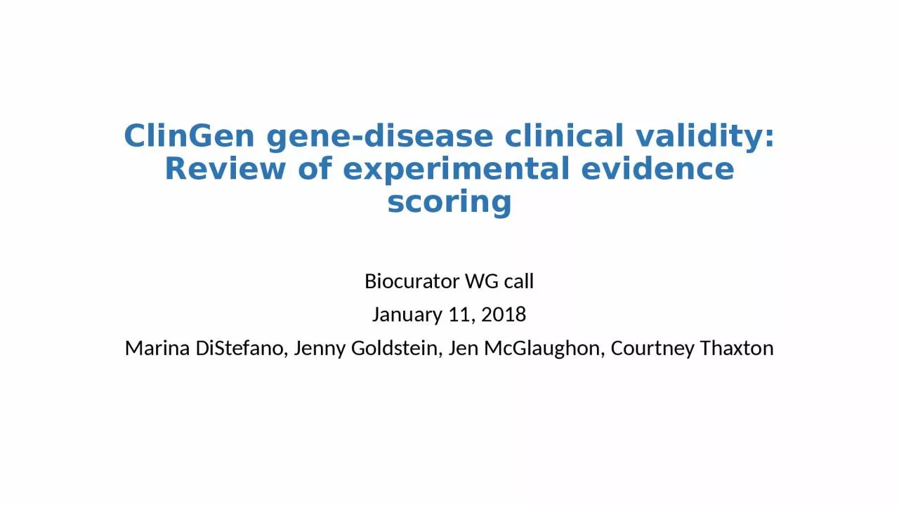 PPT-ClinGen gene-disease clinical validity: