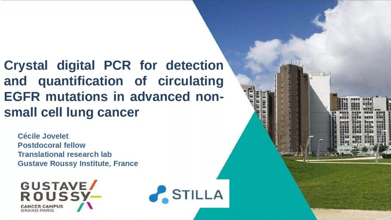 PPT-Crystal digital PCR for detection and quantification of circulating EGFR mutations in