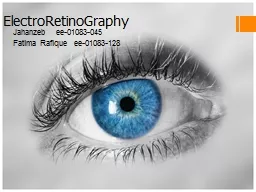 ElectroRetinoGraphy Jahanzeb