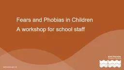 PPT-Fears and Phobias in Children