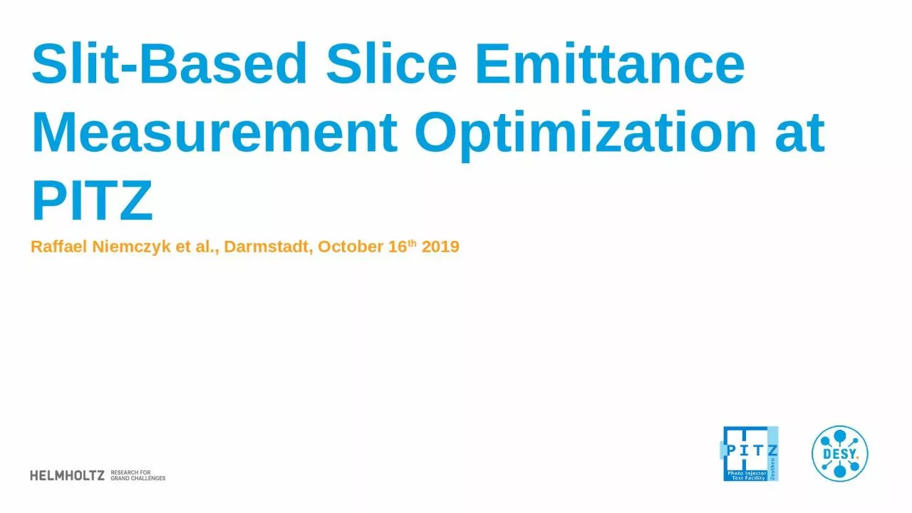 PPT-Slit-Based Slice Emittance Measurement Optimization at PITZ