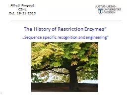 The  History   of   Restriction