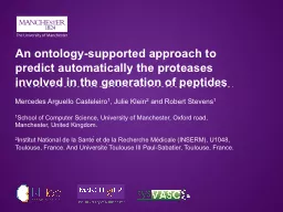An ontology-supported approach to predict automatically the proteases involved in the