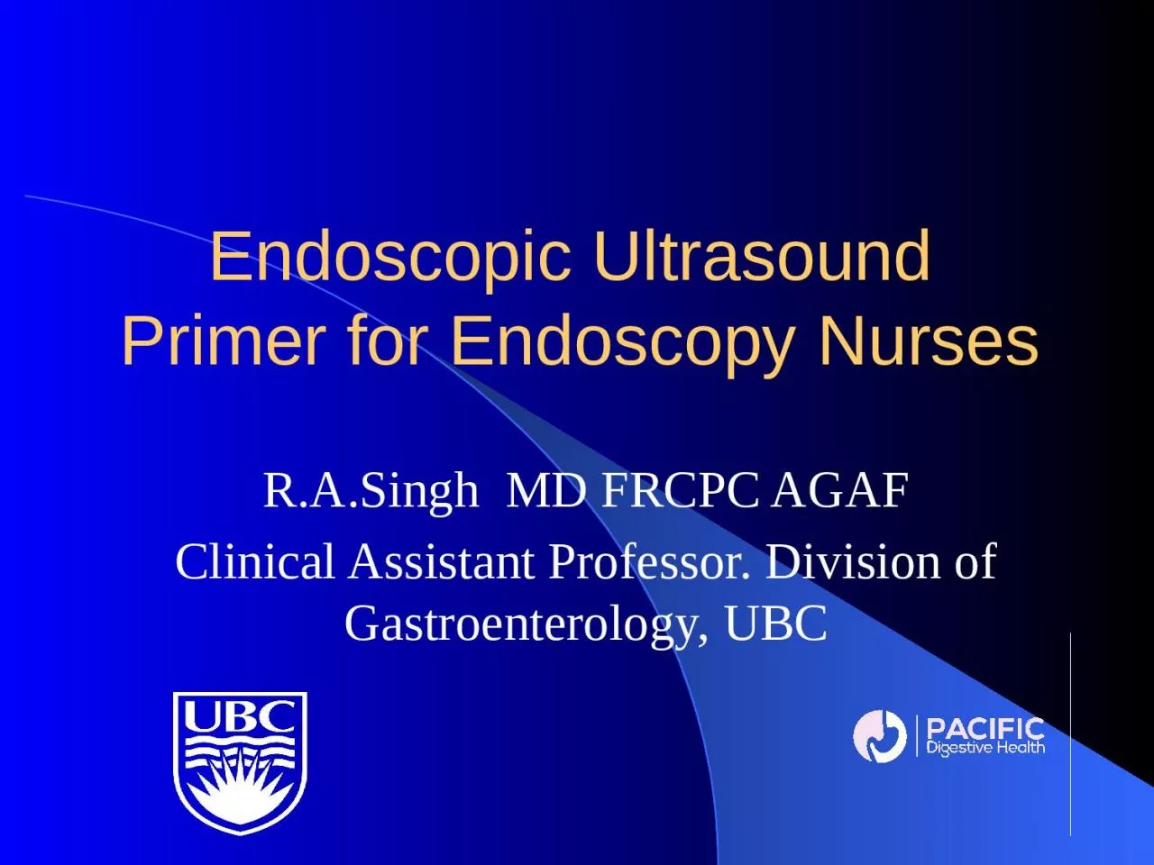 Endoscopic Ultrasound  Primer for Endoscopy Nurses
