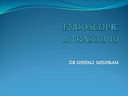 ENDOSCOPIC ULTRASOUND DR SHEFALI MESHRAM