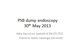 PSB dump endoscopy 30 th