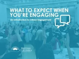 WHAT TO EXPECT WHEN YOU’RE ENGAGING