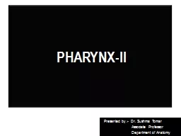 PHARYNX-II Presented by :-  Dr.