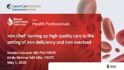 Iron Chef: Serving up high quality care in the setting of iron deficiency and iron overload