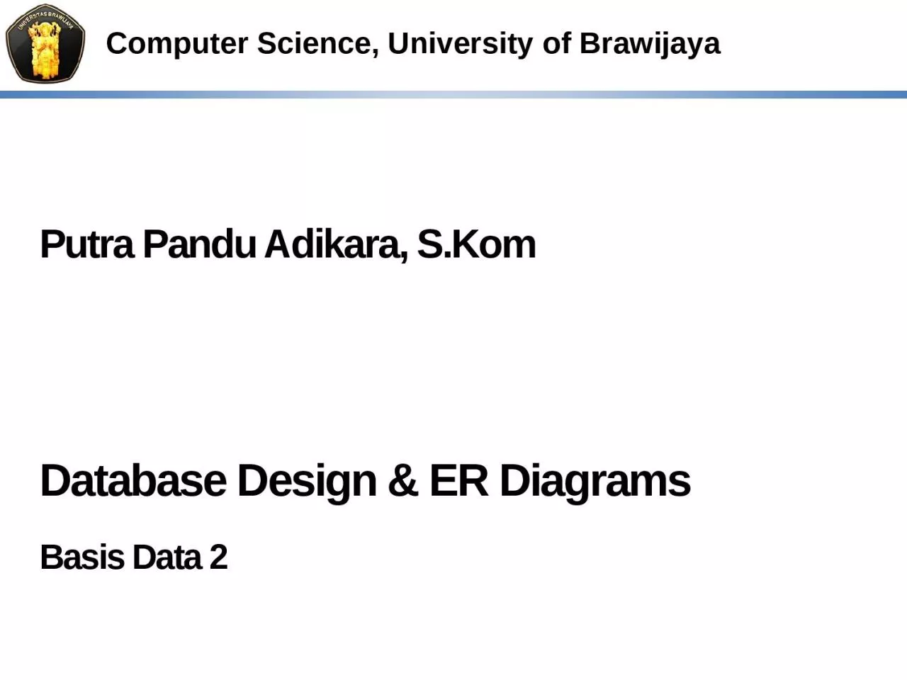 Database Design & ER Diagrams