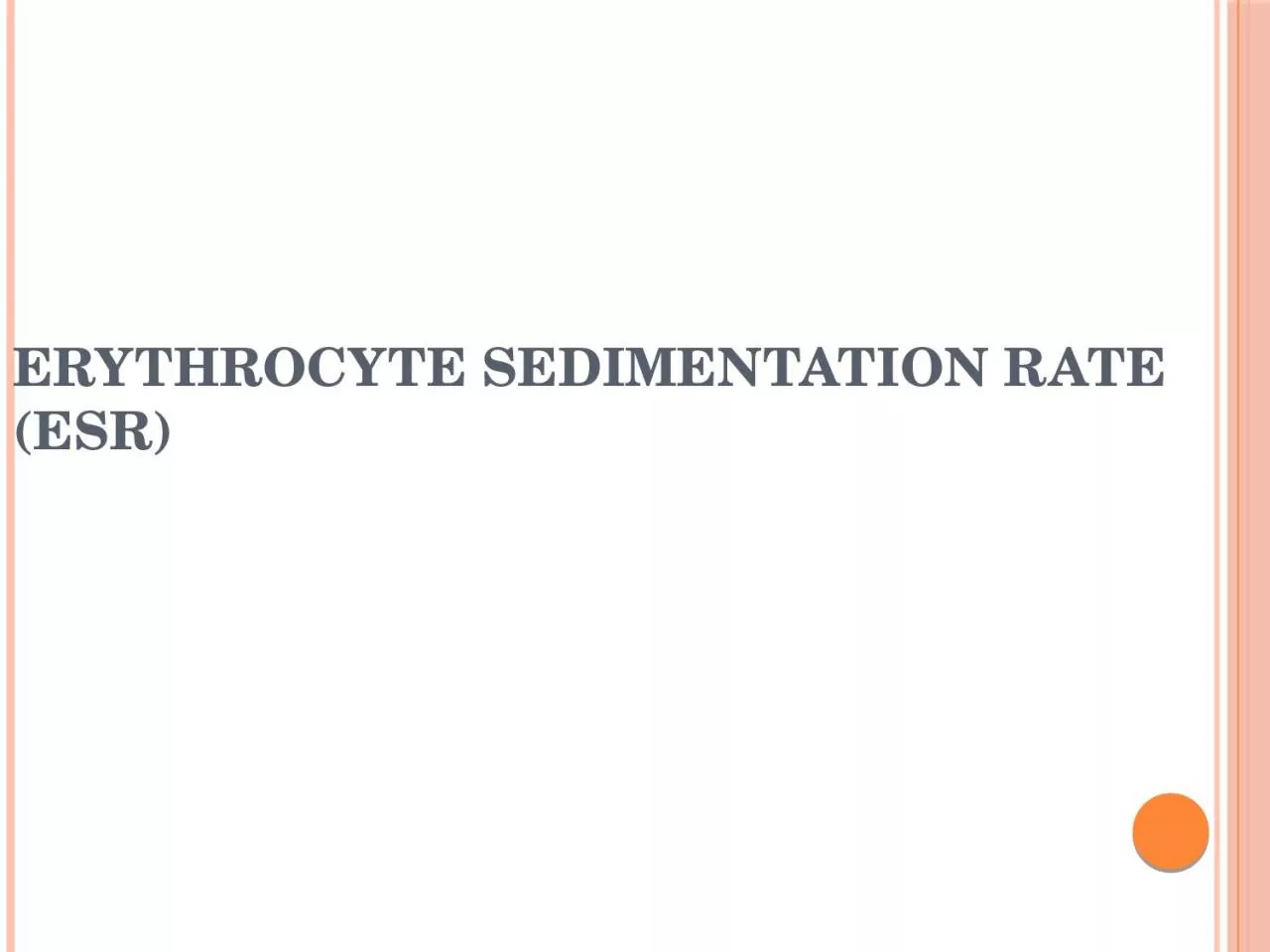 PPT-Erythrocyte sedimentation