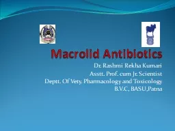 Macrolid  Antibiotics Dr.