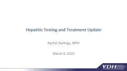 Hepatitis Testing and Treatment Update