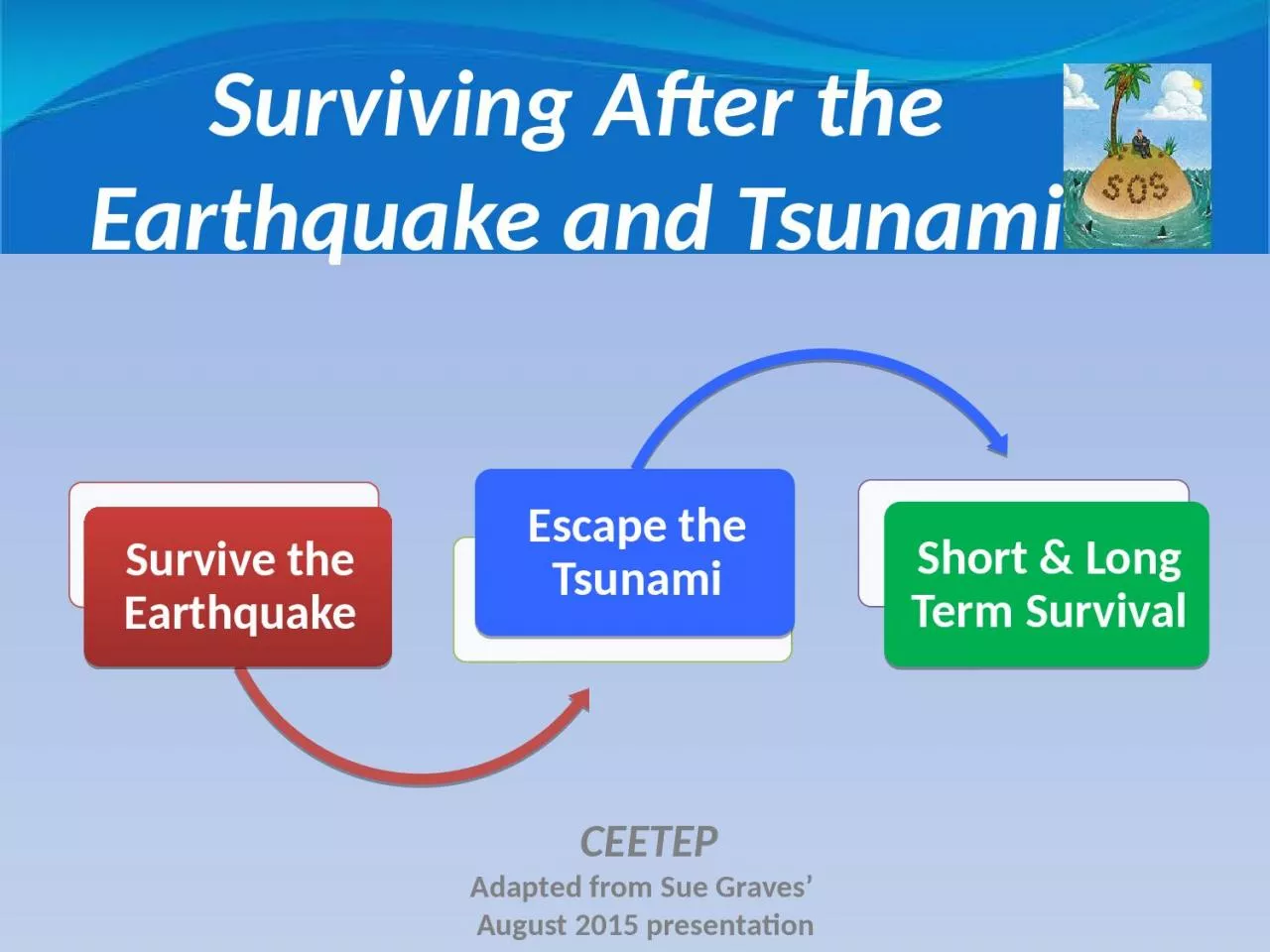 Surviving After the Earthquake and Tsunami