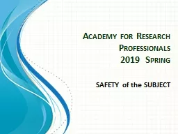 Academy for Research Professionals