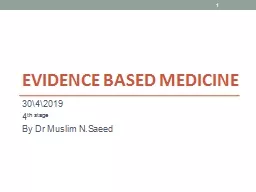 Evidence based medicine 30