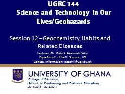 UGRC 144 Science and Technology in Our Lives/