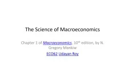 The Science of Macroeconomics