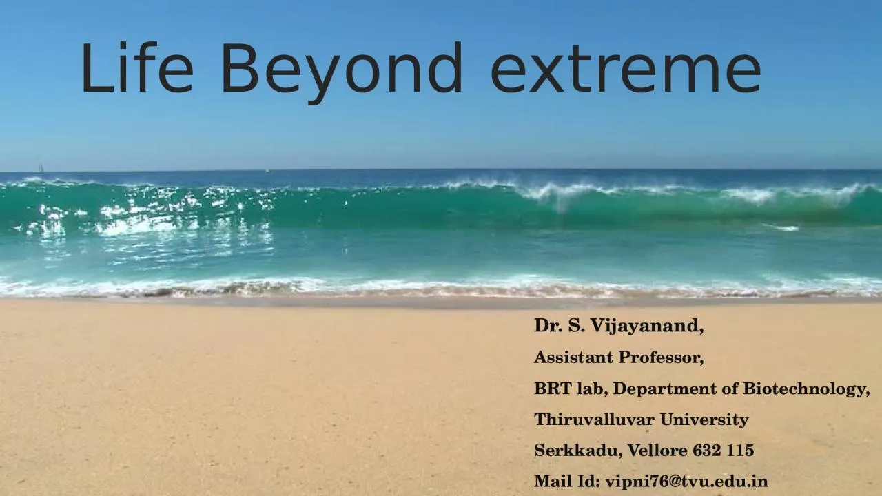 Dr. S. Vijayanand,  Assistant Professor,