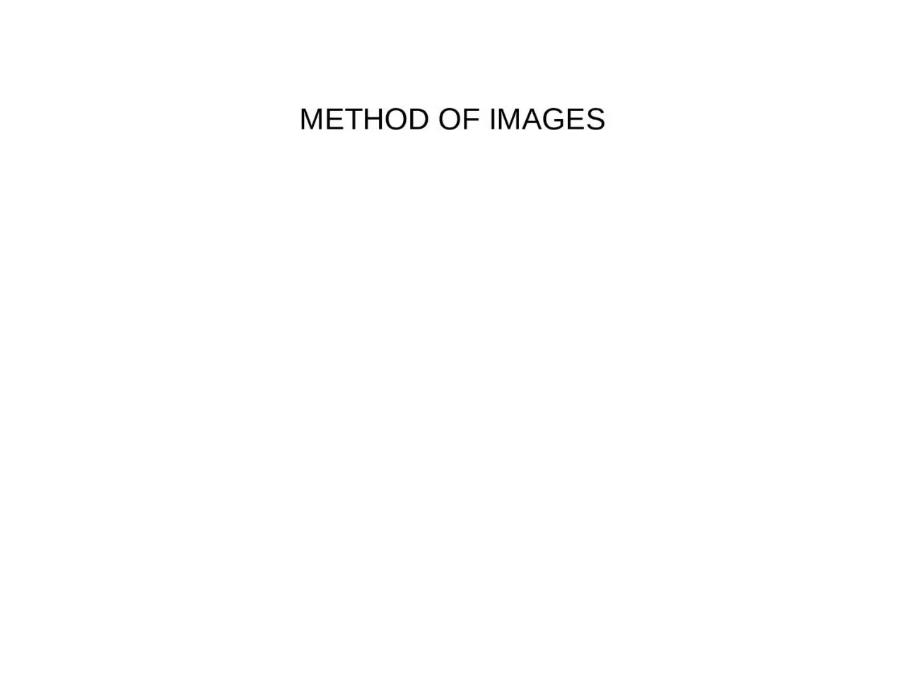 PPT-METHOD OF IMAGES Class Activities: Method of Images