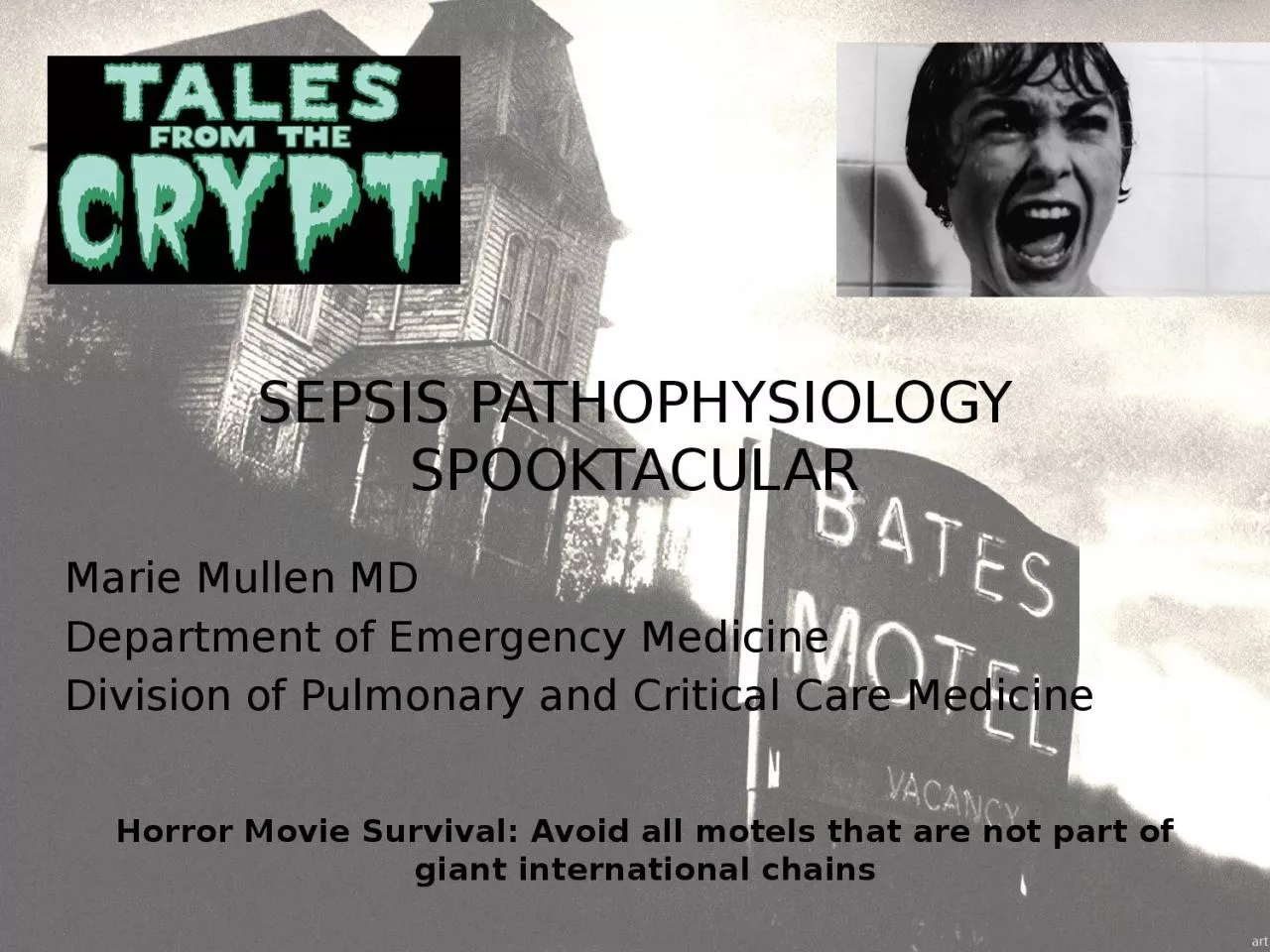 PPT-Sepsis Pathophysiology Spooktacular