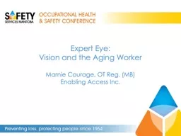 Expert Eye: Vision and the Aging Worker
