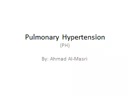 Pulmonary  Hypertension (PH)