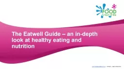 The  Eatwell  Guide – an in-depth look at healthy eating and nutrition