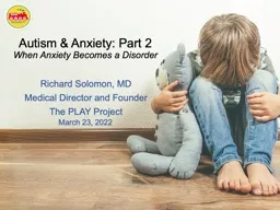 Autism & Anxiety: Part 2