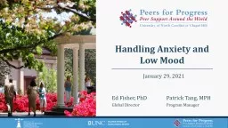 Handling Anxiety and Low Mood