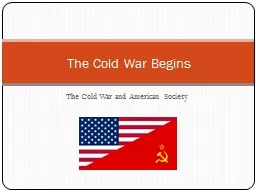 The Cold War and American Society