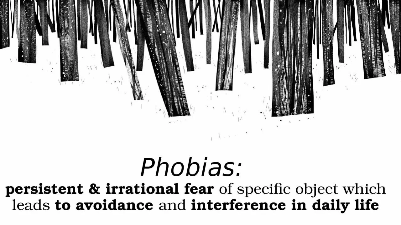 PPT-Phobias: persistent &