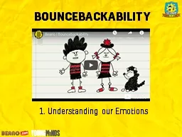 BOUNCEBACKABILITY 1. Understanding our Emotions