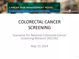 COLORECTAL CANCER SCREENING