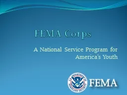 FEMA Corps     A  National