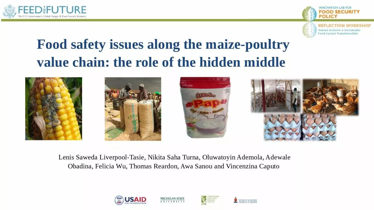 Food safety issues  along