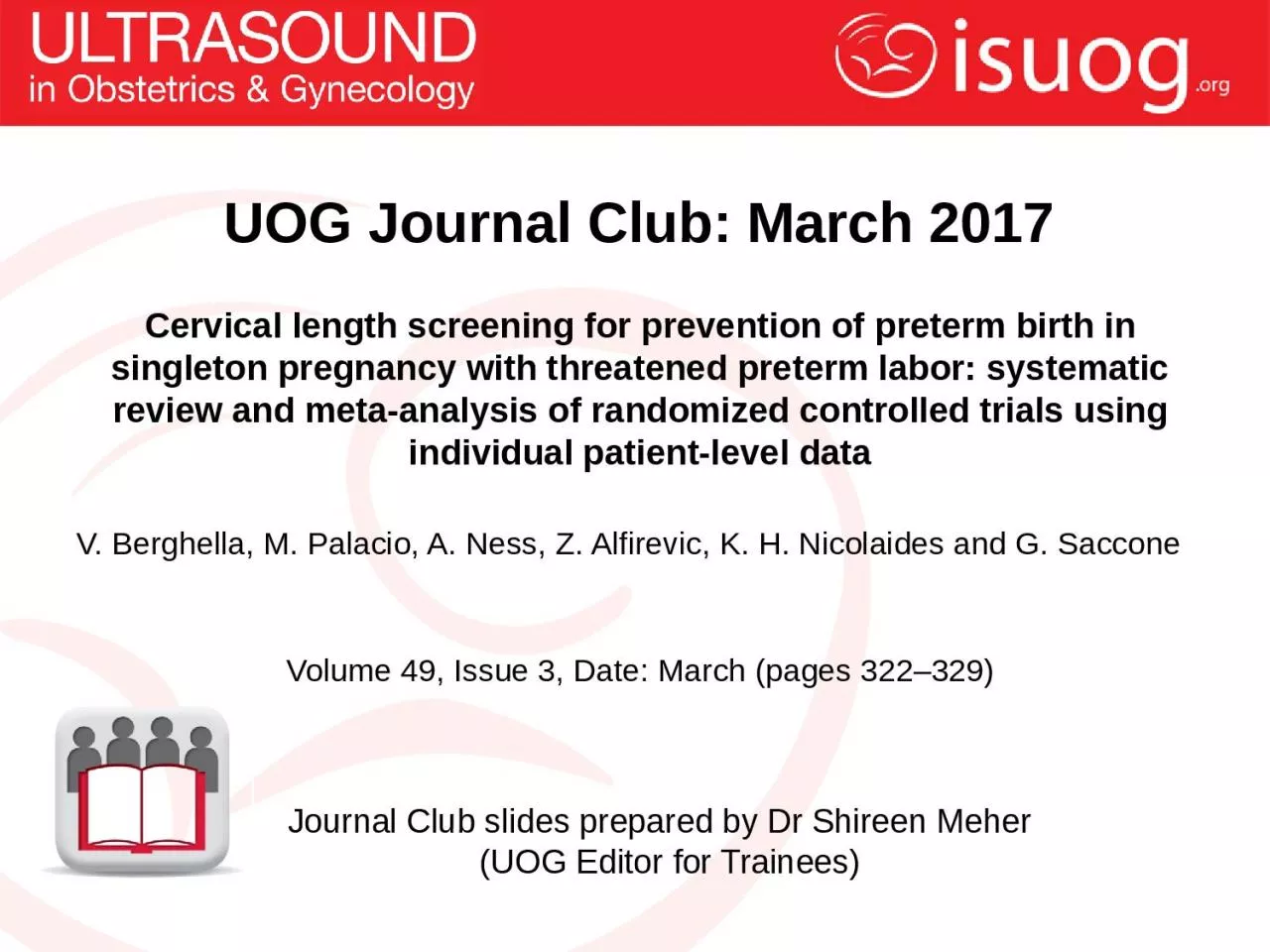 PPT-UOG Journal Club: March 2017