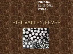 Rift Valley Fever Surendra