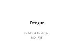 Dengue Dr  Mohd   Kashif